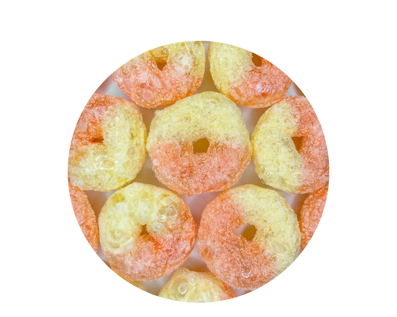 Peach Ring Puffs
